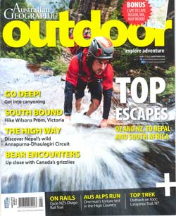 Australian Geographic Outdoor Features Princeton tec, Kong, Edelrid and Osprey